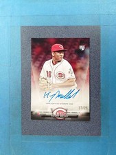 2018 Topps KEURY MELLA RC Auto 17/25 Cincinnati Reds @QI11