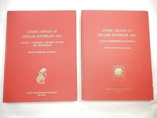 Ethnic Groups of Insular Southeast Asia, 2 Volumes by Frank M. Lebar, 1972