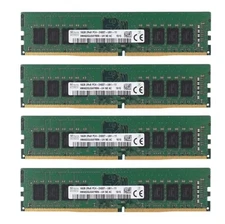 Hynix DDR4 64GB (4X16GB) 2400MHz PC4-19200 288-Pin 2RX8 UDIMM Desktop Memory Ram