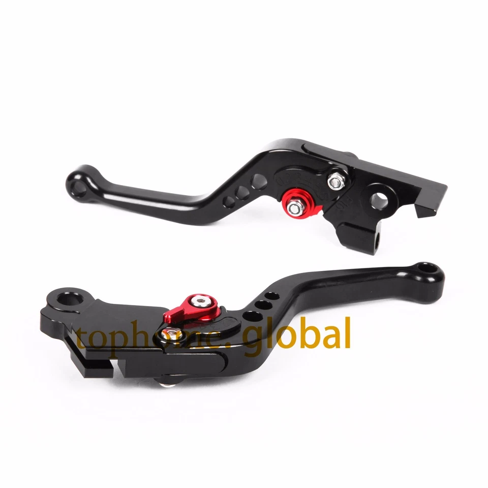 Short Clutch Brake Levers For Honda CBR125R CBR150R 2004-2012 Black CNC - Image 2 of 4