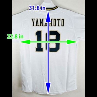 BNWT Yoshinobu Yamamoto 2023 ORIX Buffaloes Home Jersey NPB (Japan