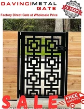Contemporary modern metal gate, Modern Metal Gate, Custom size Art Pedestrian