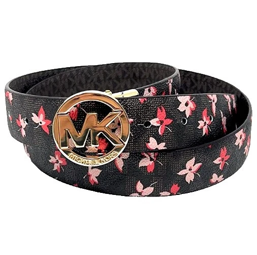 Size L Flower Brown Belts for Women