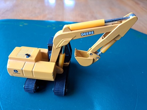 Ertl John Deere Track Hoe Bucket Loader Diecast Toy Construction 1/64 Works Nice - Picture 4 of 7