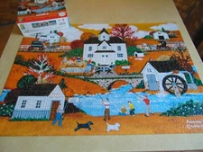 Ceaco Awesome Autumn Jigsaw Puzzle 1000 Piece Complete Jane Wooster Scott VGC