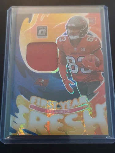 2025 Donruss Optic Tez Johnson Blue Hyper (RAW)