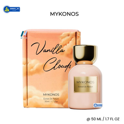 MYKONOS Vanilla Clouds Soft Scent Fragrance Long Lasting All Day Men Woman 50 ML