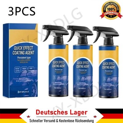 3X Beschichtungsmittel Persistent Typ Autolack Spray-Schnelle Wirkung 120ML