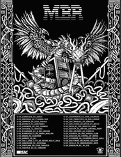 Master Boot Record US Tour 2026 Electronic Metal Poster