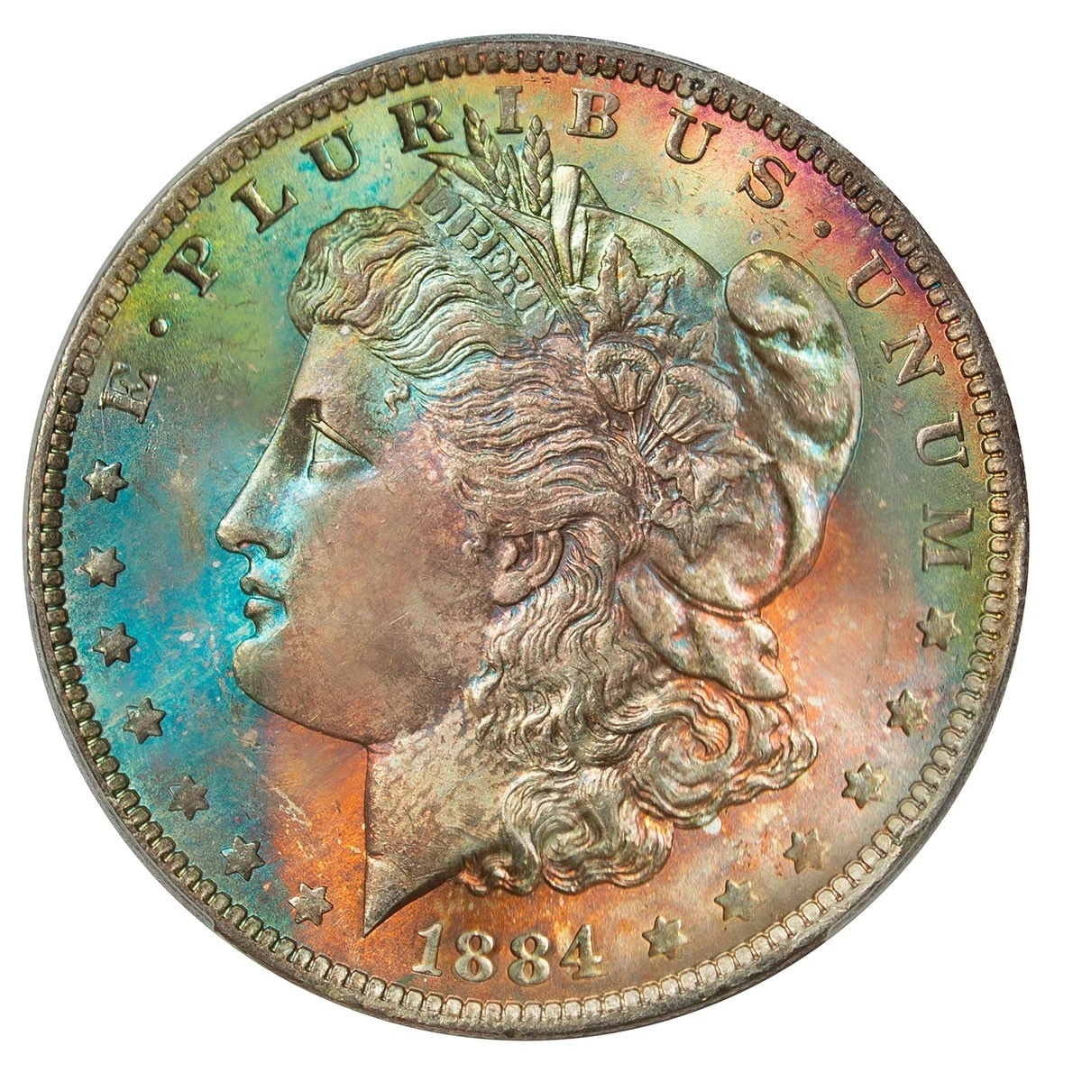 Uncirculated Silver 1885 Year Morgan US Dollars (1878-1921) for