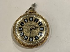 Vintage Lucerne Mechanical Pendant Watch Gold Tone Manual Swiss Made