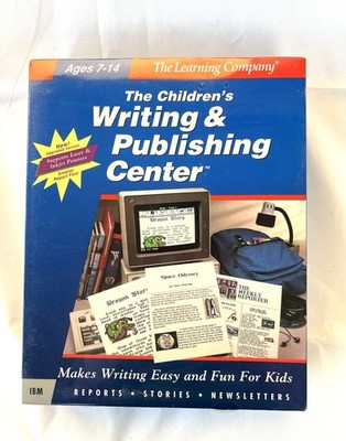 The Learning Company Children s Writing & Publishing Center IBM Factory SEALED