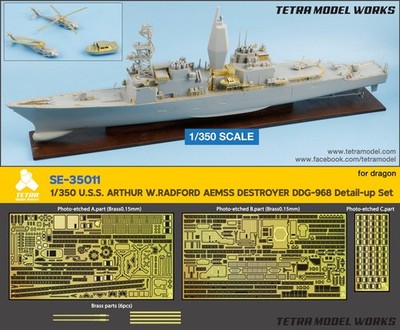 1/350 USS Arthur W.Radford Aemss Destroyer DDG-968 Detail-up for Dragon kits