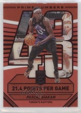 2021-22 Donruss Elite Prime Numbers Asia Red Pascal Siakam #7 16w4