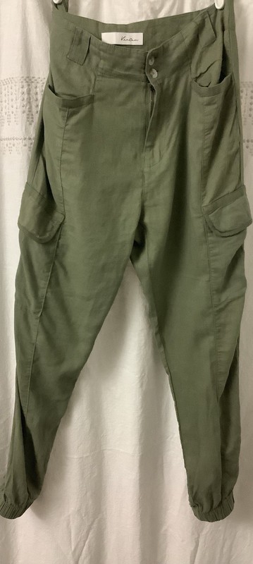 Linen/Rayon  Blend Pants Khaki Pants 5/26