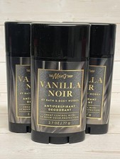 Bath  Body Works Men's Vanilla Noir Antiperspirant Deodorant x3