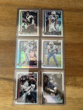 2025 Topps Chrome NFL RC Refractor Lot (6) Shough, Warren, Jeanty, Hampton, Dart