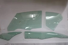Glass for 1968 1969 Camaro Firebird Hardtop Door Quarter Green Window Side Set