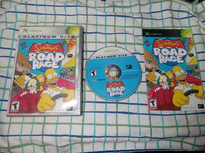 #ad Fun Original Xbox Game The Simpsons Hit amp; Run CIB Free Shipping $45.00