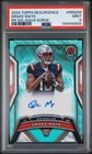 2024 Topps Resurgence Drake Maye #RRS-DM Aqua Surge RC Auto 133/249 PSA 9