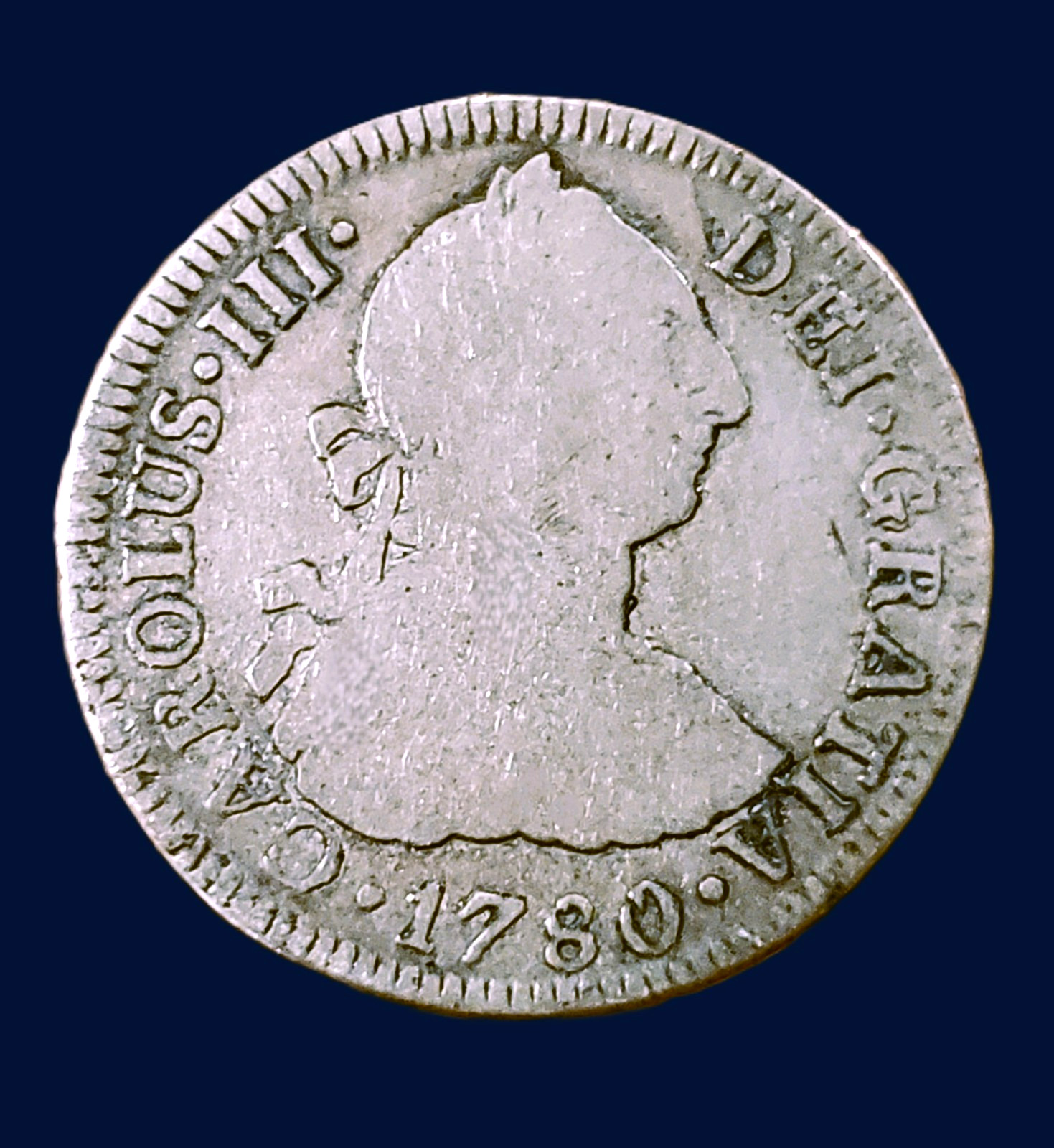 1780 MEXICO ~SPANISH COLONIAL SILVER 2 REALES ~ NICE PROBLEM-FREE ...