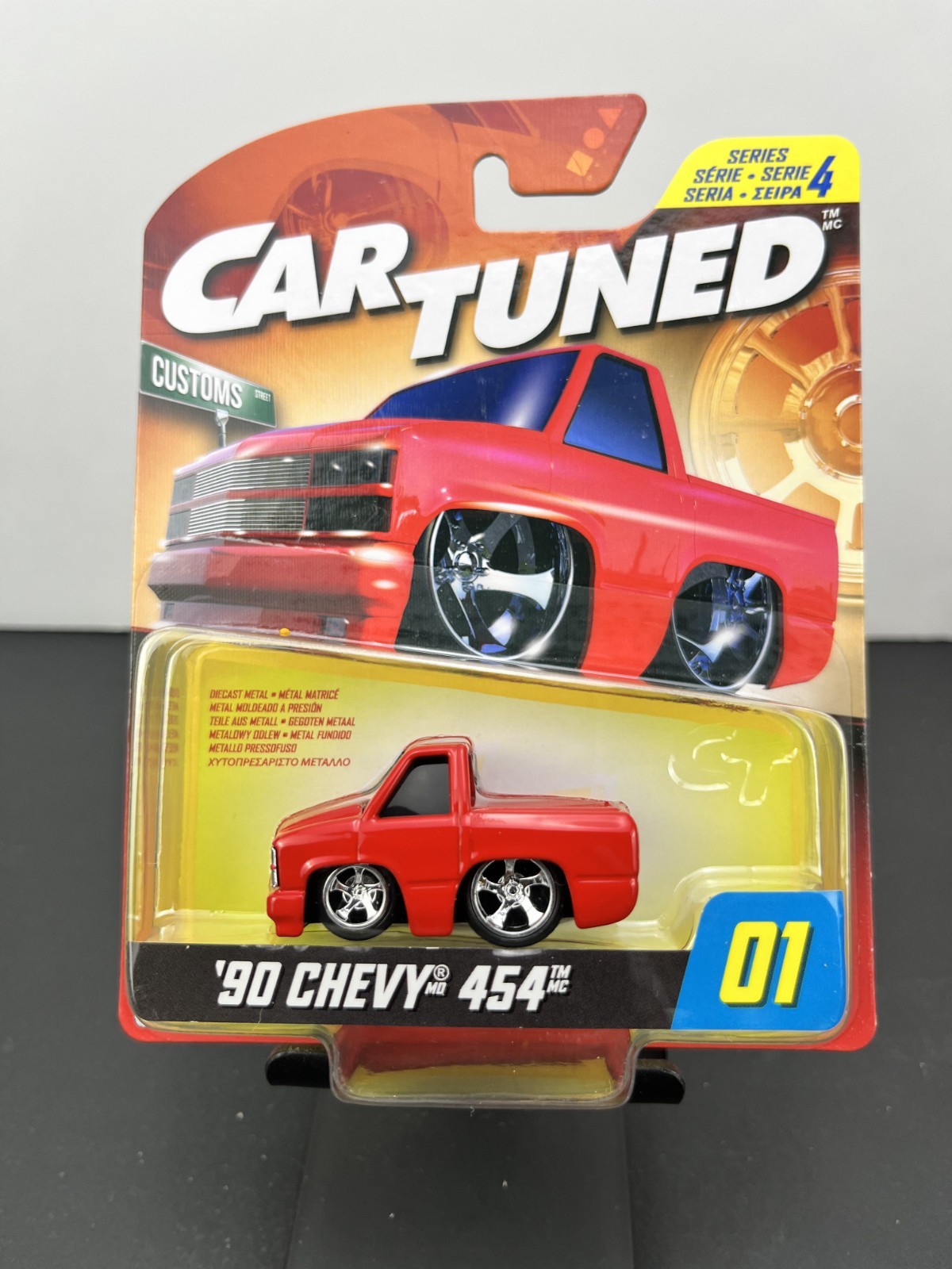 MGA Entertainment 2025 Car Tuned Customs Series 4 '90 Chevy 454 Red #01