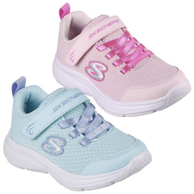 Skechers Kleinkind Mädchen Wavy Lites Turnschuhe Kinder Slipper Comfort Fit Schuhe