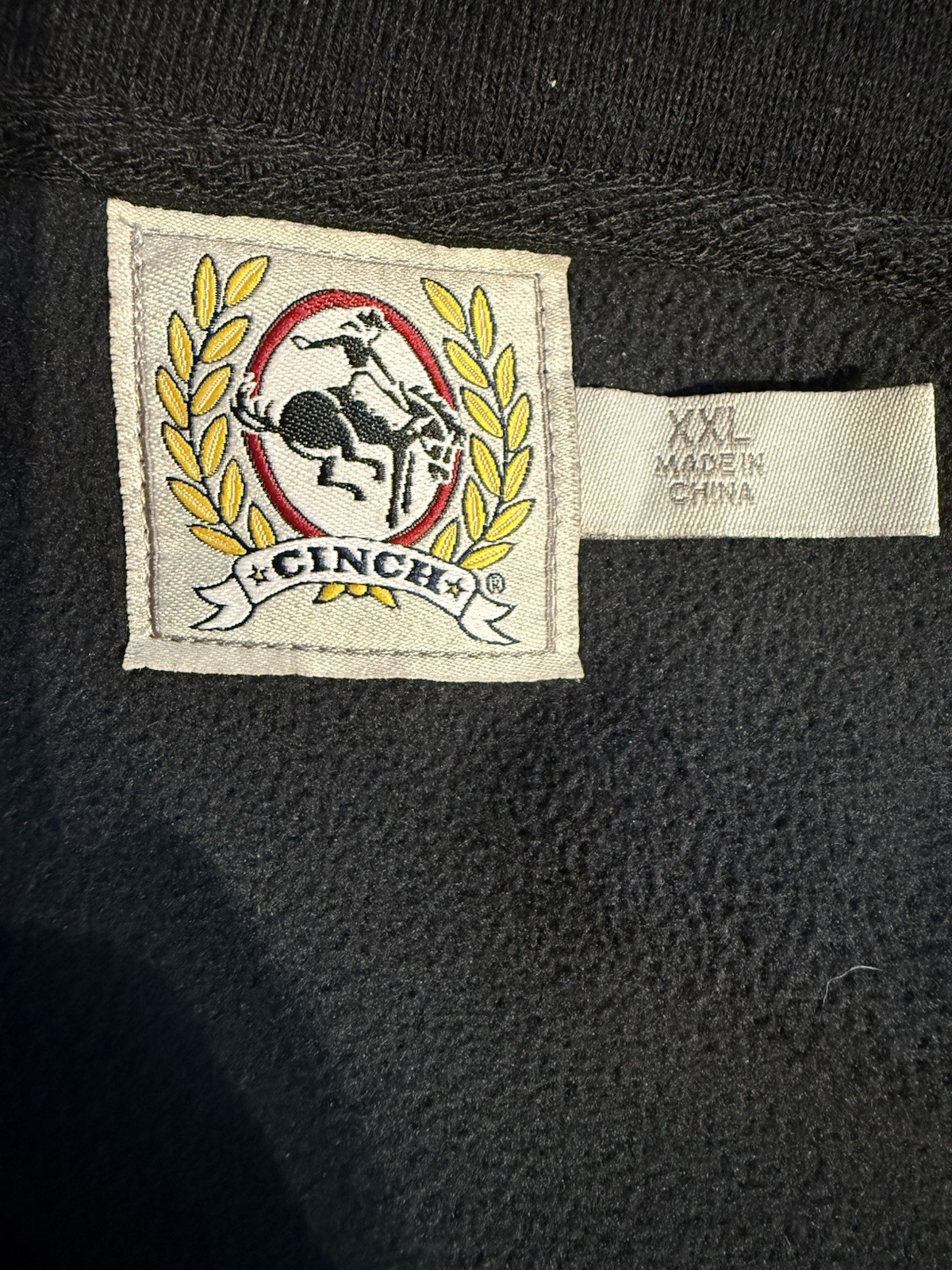 Cinch MWJ1196000 XXL Herringbone Bonded Jacket Softshell Nylon Pockets Fleece