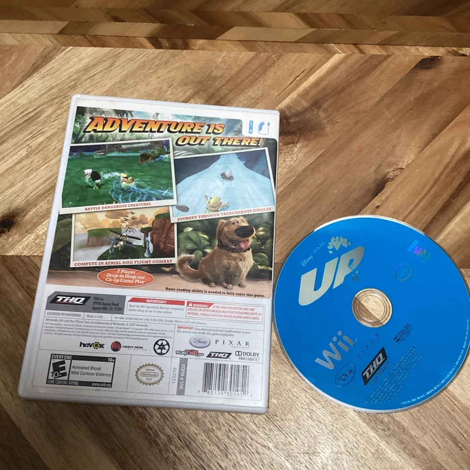 Disney Pixar Up Nintendo Wii Game 2007 Edition Rated Everyone - Image 3 of 3