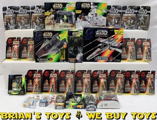 Star Wars Lot of 30: Yoda X Wing Fighter Sandtrooper Jar Jar Binks & More. NR