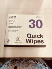 Plant-Based Quick Wipes, Shoe Cleaner, 30 Pack, Individually Packed, Sneaker Car