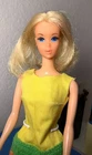 Vintage Walk Lively Barbie Doll #1182 Blonde She Works 1972 Mattel