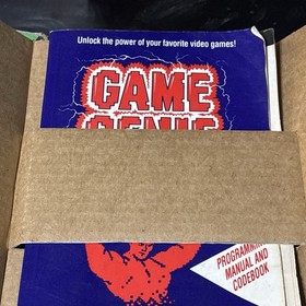 Vintage Nintendo NES Game Genie Game Enhancer Galoob 1991 Box, Codebook, Insert