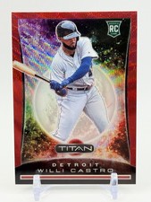 2020 Panini Chronicles Titan WILLI CASTRO Rookie Ruby Wave /199 Tigers #24