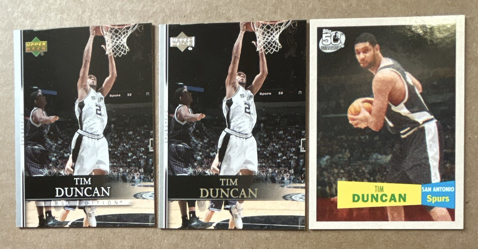 Tim Duncan #175 Basketball Cards 2007 Upper Deck trading card — raw and PSA graded price guide