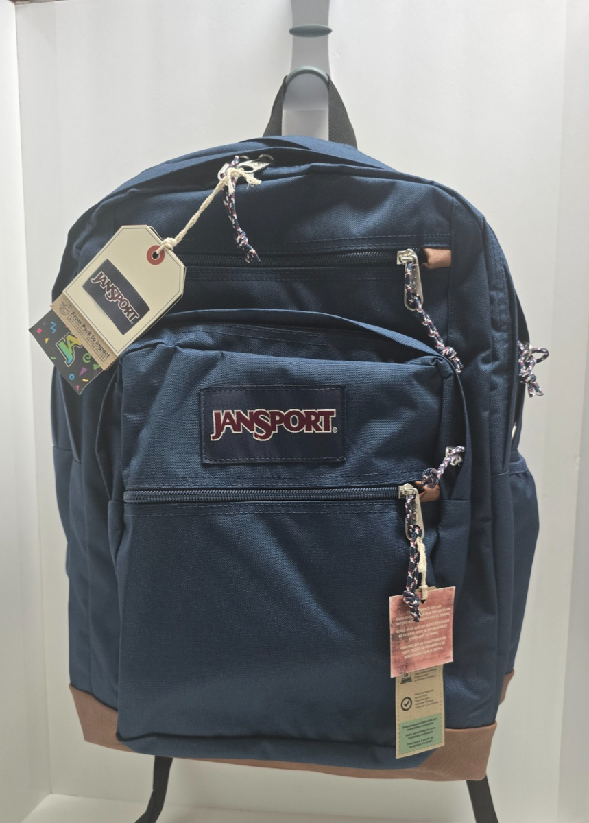 JanSport Cool Student Navy Blue Laptop Unisex Backpack