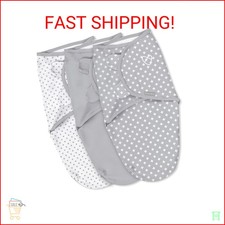 SwaddleMe by Ingenuity Original Swaddle, 100 Cotton, Improves Sleep  Calms Sta