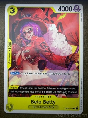 BELO BETTY OP09-112 EMPERORS IN THE NEW WORLD ONE PIECE NM