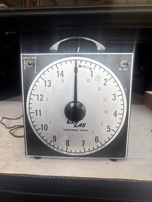 GraLab 15 min Universal Timer Model 172 for Darkroom with Buzzer - Working Well