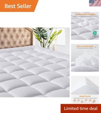 Cooling Twin XL Mattress Protector with Deep Pocket Fit - Soft and Washable