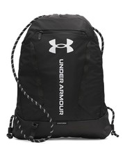 Under Armour Unisex Hustle Sackpack 001 Black/Black/White One Size Fits Most