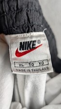 VINTAGE 90s Nike White Tag Nylon Joggers Sz X Large Lined Windbreaker Track Pant