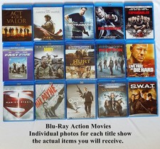 BLU-RAY Action and Superhero Movies - Pick and Choose your favorites!