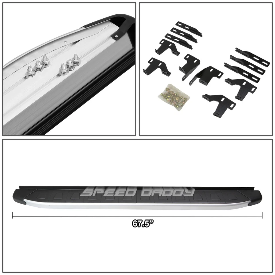 FOR 09-15 HONDA PILOT SUV MATTE BLACK OE STYLE SIDE STEP NERF BAR RUNNING BOARD - Image 4 of 4