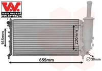 VAN Wezel 17002999 KüHler FüR MotorküHlung MotorküHler AutoküHler FüR Fiat