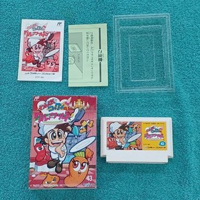 NES Famicom Panic Restaurant Wanpaku Kokkun no Gourmet World w/Box Used Japan