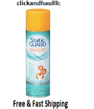 Static Guard Fabric Spray, Fresh Linen Scent, 5.5 Ounce Can