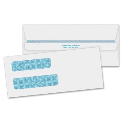 Business Source BSN04650 Window Check Envelopes 500/box White