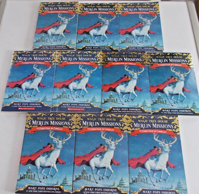 Lot of 10 Magic Tree House Merlin Missions #1 Christmas in Camelot Classroom