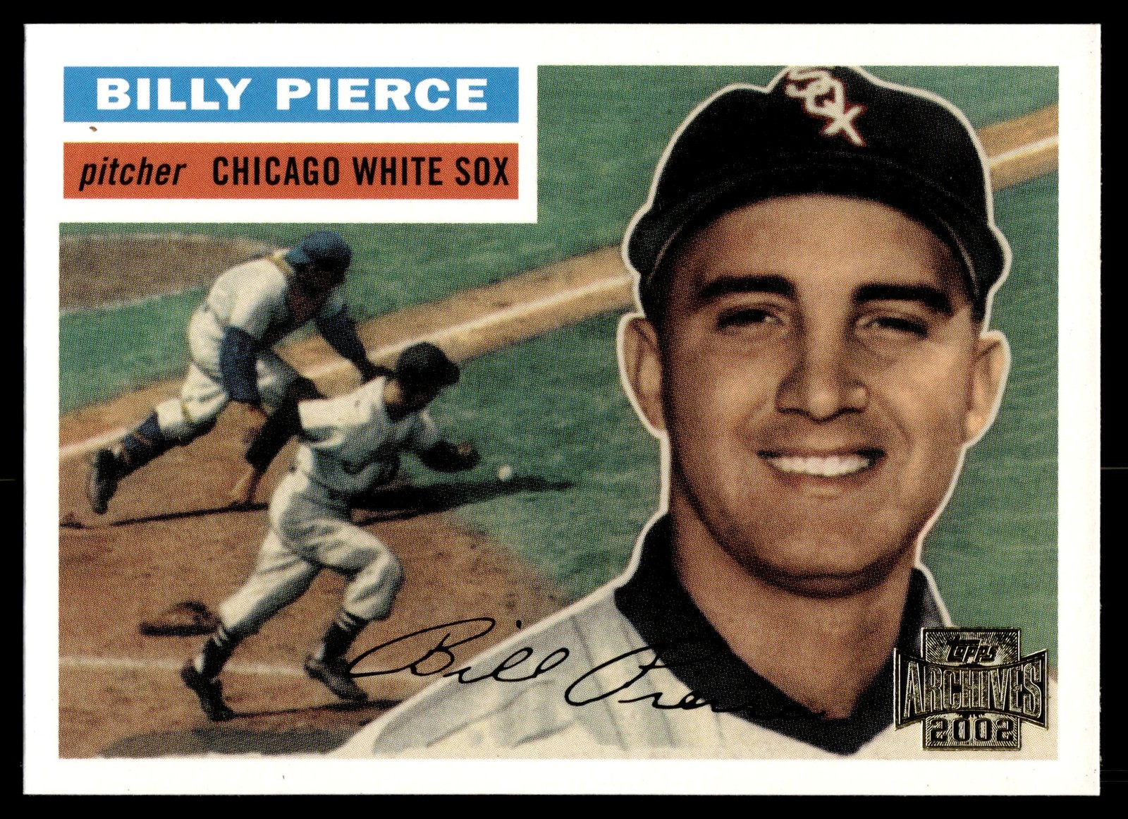 2002 Topps Archives #173 Billy Pierce White Back